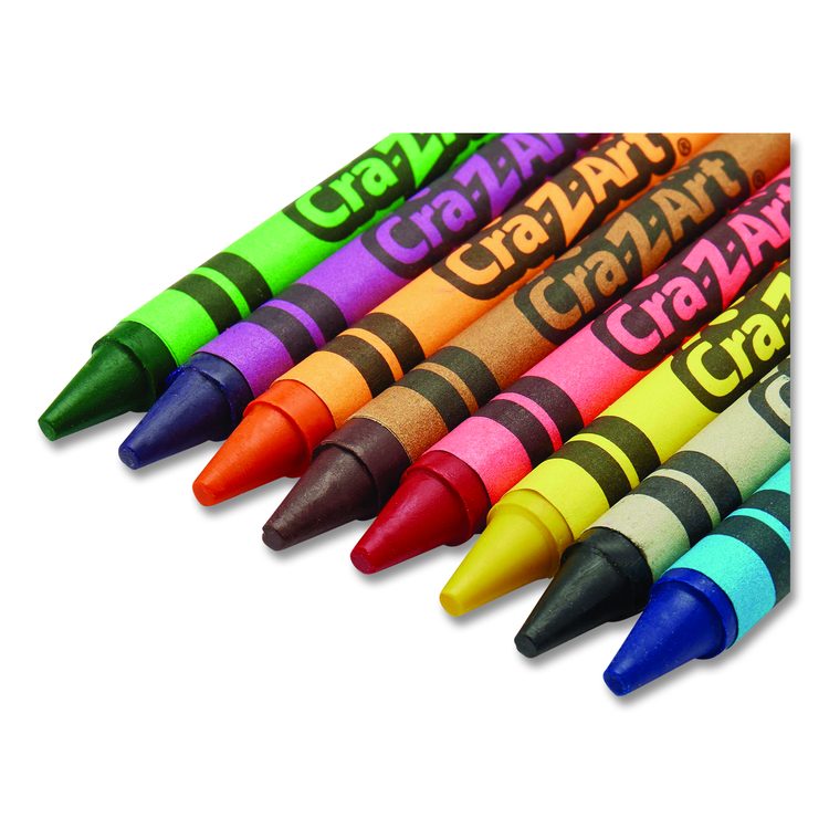 Crayons, Regular Size, 8 Assorted Colors, 8/Pack