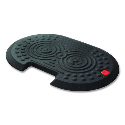 AFS-TEX 2000X Anti-Fatigue Mat, Oval, Black Anti-Slip Surface, 16" x 24"