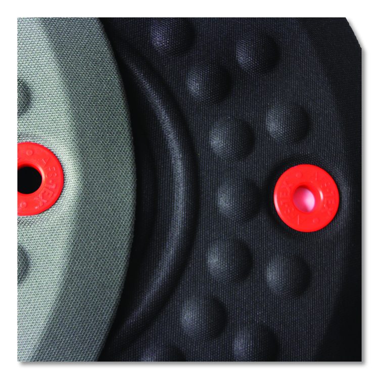 AFS-TEX 2000X Anti-Fatigue Mat, Oval, Black Anti-Slip Surface, 16" x 24"