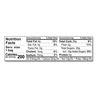 Fruit and Nut Classic Trail Mix, 1.5 oz Bag, 18/Carton