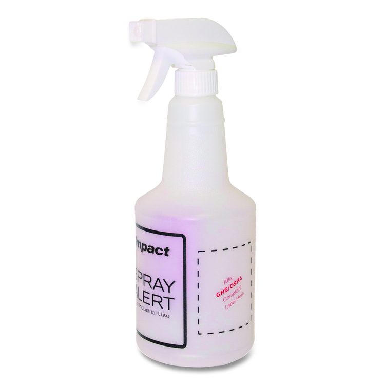 Spray Alert System, 24 oz, Natural with Red/White Sprayer, 3/Pack, 32 Packs/Carton