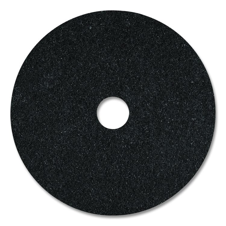 Stripping Pad, 12" Diameter, Black, 5/Carton