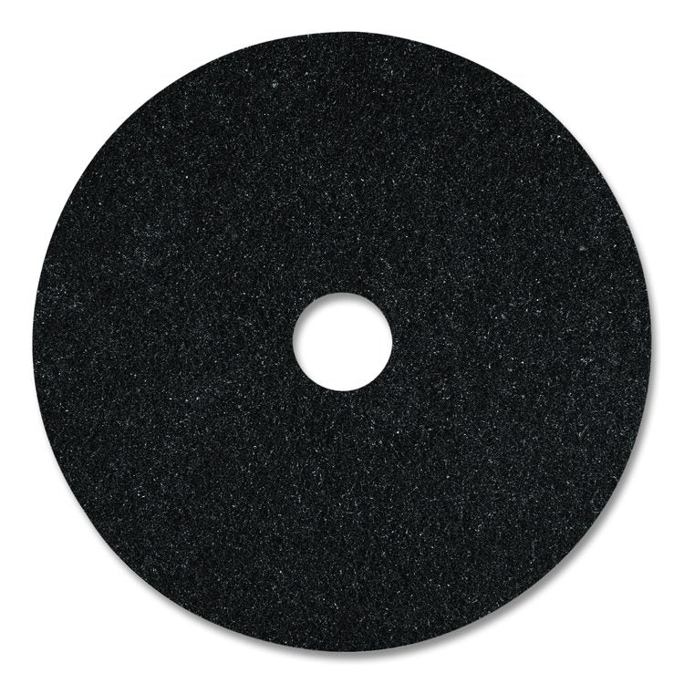 Stripping Pad, 15" Diameter, Black, 5/Carton