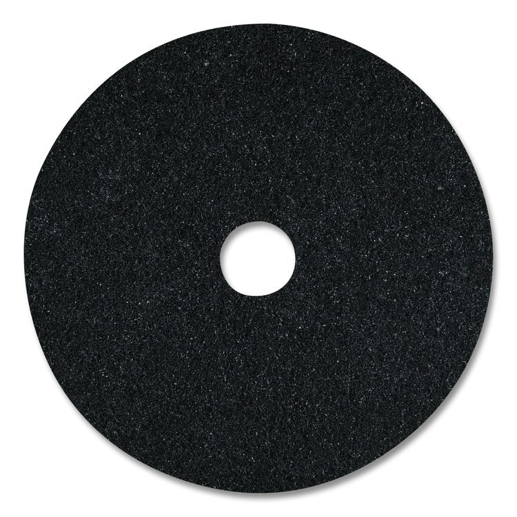 Stripping Pad, 15" Diameter, Black, 5/Carton