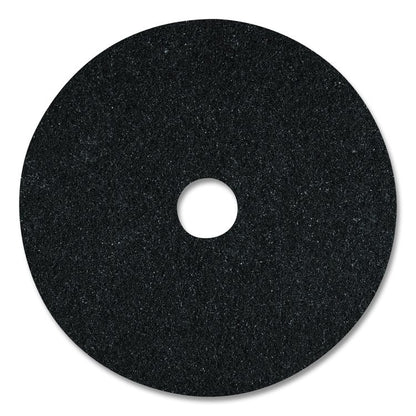 Stripping Pad, 15" Diameter, Black, 5/Carton