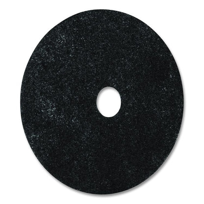 Stripping Pad, 12" Diameter, Black, 5/Carton
