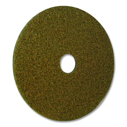 Black Diamond 1500 Grit Diamond Pad, 20" Diameter, Black and Yellow, 2/Carton