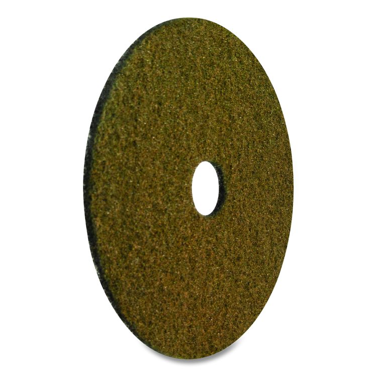 Black Diamond 1500 Grit Diamond Pad, 20" Diameter, Black and Yellow, 2/Carton