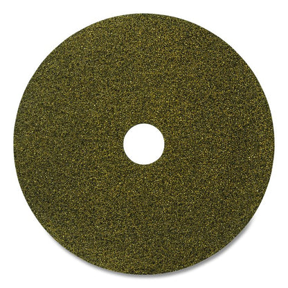 Black Diamond 1500 Grit Diamond Pad, 20" Diameter, Black and Yellow, 2/Carton
