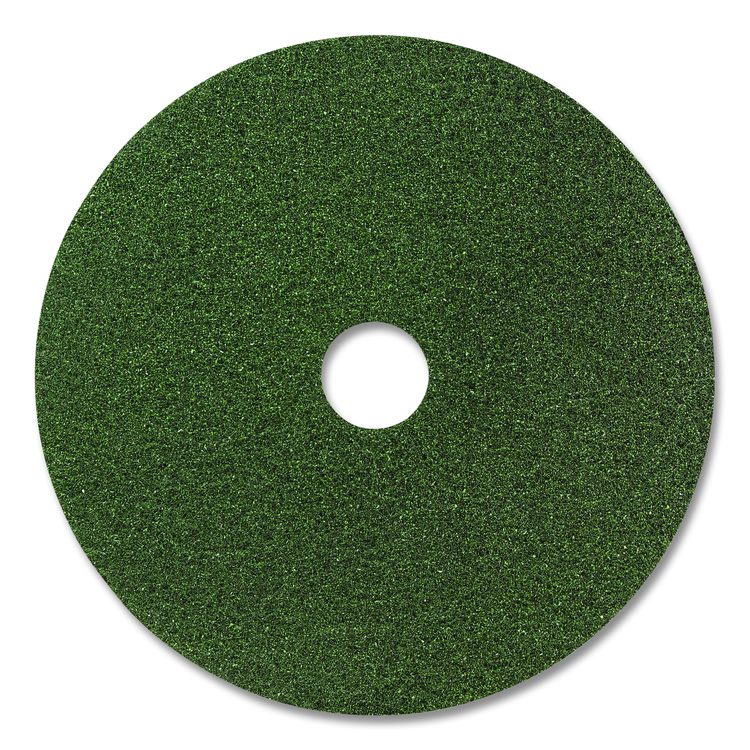 Black Diamond 3000 Grit Diamond Pad, 17" Diameter, Black and Green, 2/Carton