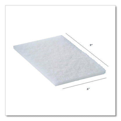 92-98 Light Duty Hand Pad, 6 x 9, White, 20/Pack, 3 Packs/Carton