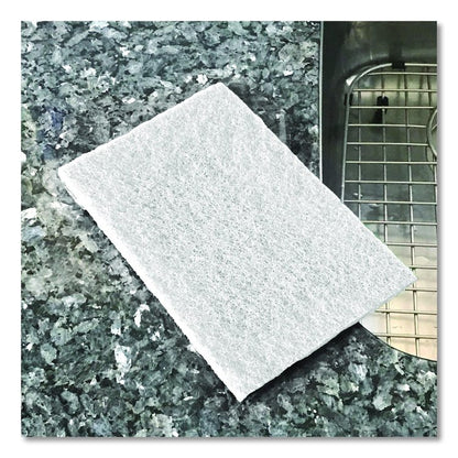 92-98 Light Duty Hand Pad, 6 x 9, White, 20/Pack, 3 Packs/Carton