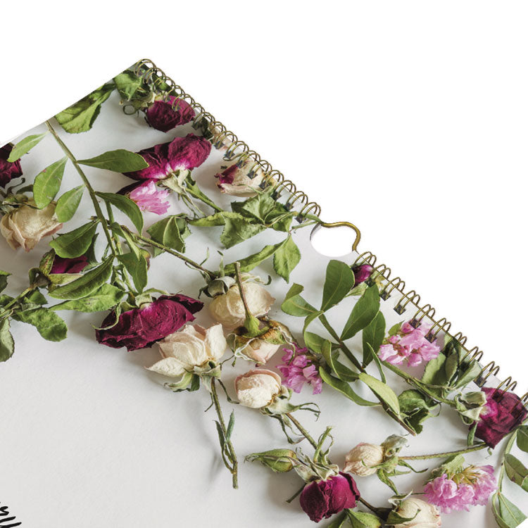 Romantic Wall Calendar, Floral Photography, 12 x 17, White/Multicolor Sheets, 12-Month (Jan to Dec): 2026