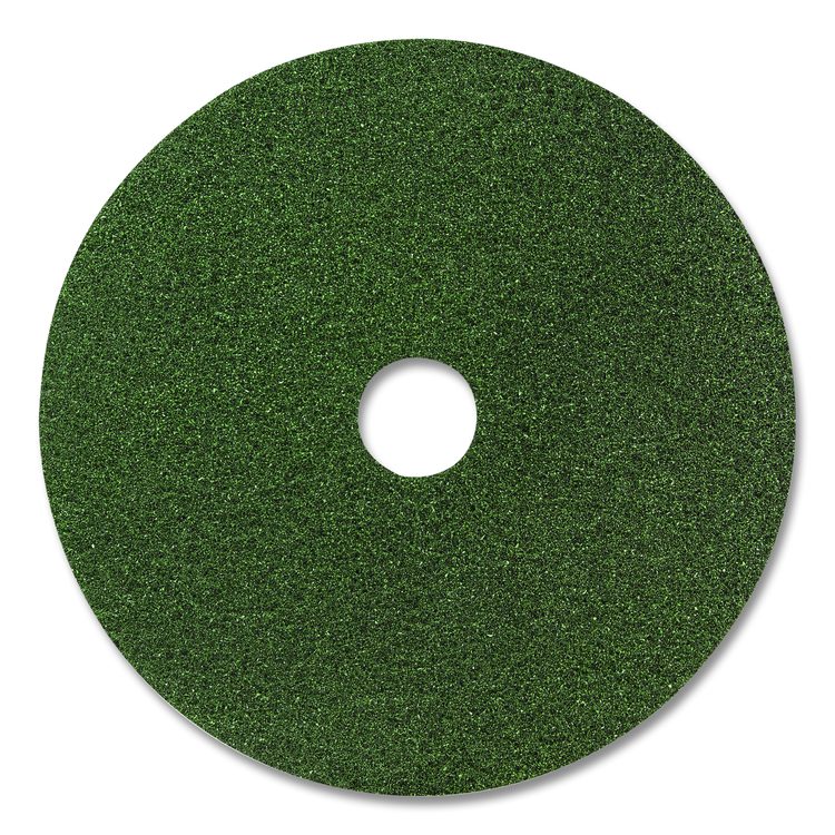 Black Diamond 3000 Grit Diamond Pad, 20" Diameter, Black and Green, 2/Carton