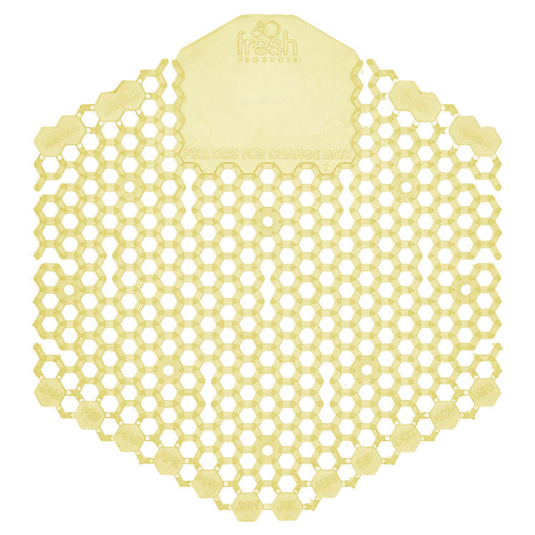 Wave 3D Urinal Deodorizer, Citrus Scent, Yellow, 10/Box
