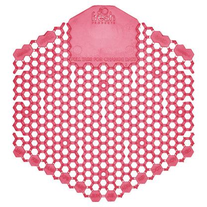 Wave 3D Urinal Deodorizer, Spiced Apple Scent, Red, 10/Box