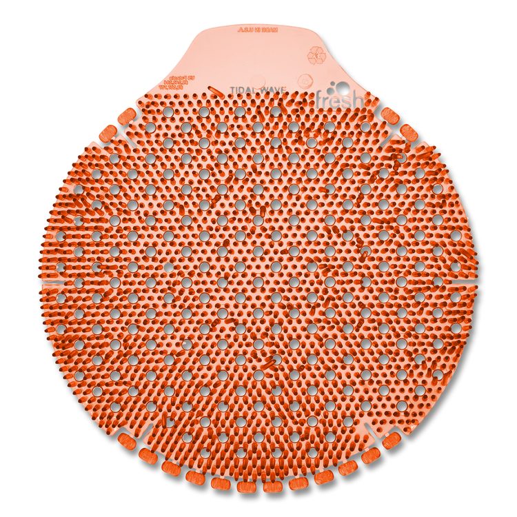 Tidal Wave, Urinal Screens, Mango Scent, Orange, 0.42 oz, 6/Box