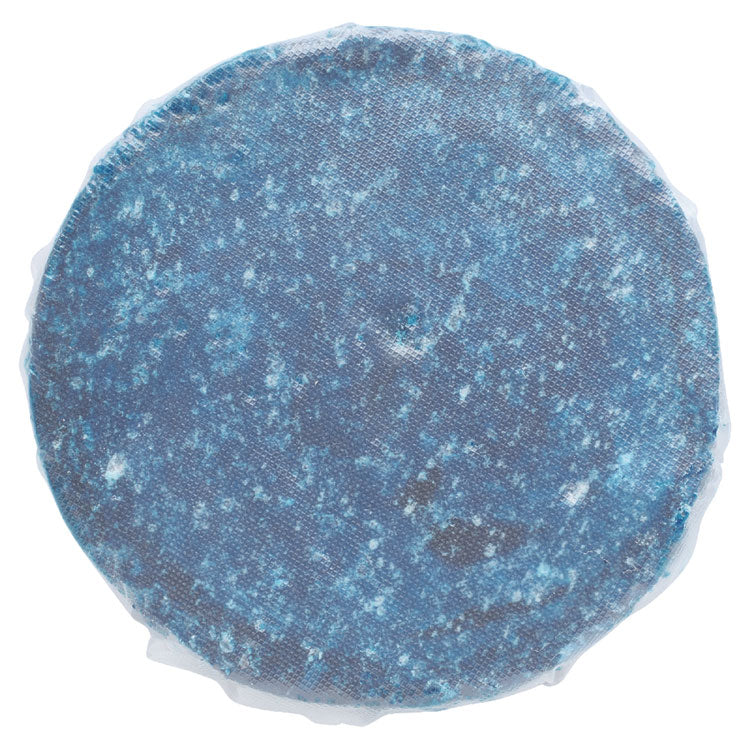 Eco-Fresh Non-Para Enzymatic Urinal Block with Enzymes, Cherry Scent, 2.5 oz, Blue, 12/Box