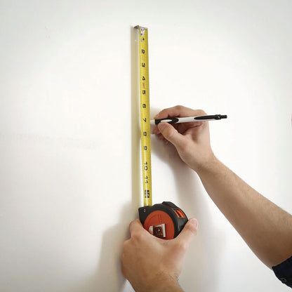 ExtraMark Tape Measure, 1" x 35 ft, Steel, Orange/Black