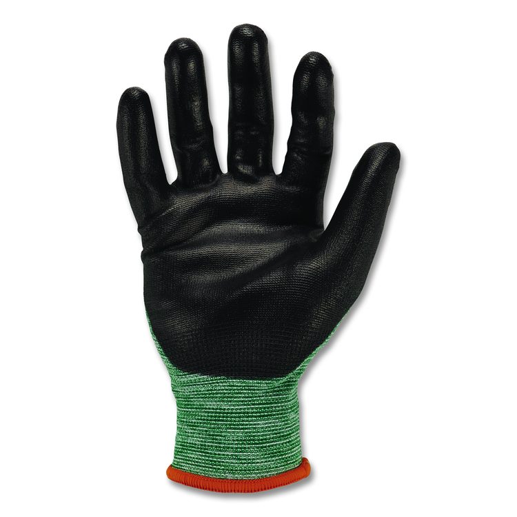 ProFlex 7002-ECO Recycled PU Coated Gloves, EN388: 3131, 7.5" Long, Medium, Green, Pair