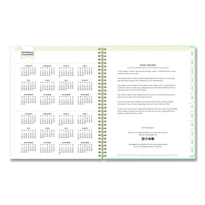 Day Designer Secret Garden Mint Frosted Weekly/Monthly Planner, Floral Artwork, 11 x 8.5, 12-Month (Jan to Dec): 2026