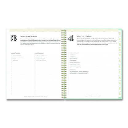 Day Designer Secret Garden Mint Frosted Weekly/Monthly Planner, Floral Artwork, 11 x 8.5, 12-Month (Jan to Dec): 2026