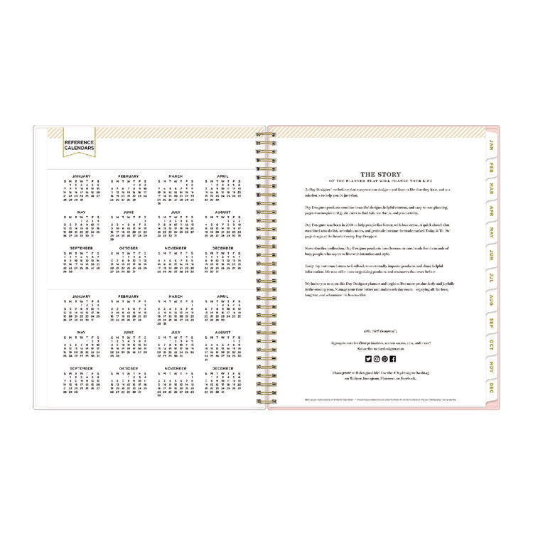 Day Designer Coming Up Roses Create-Your-Own Cover Weekly/Monthly Planner, Roses Artwork, 11 x 8.5, 12-Month (Jan-Dec): 2026