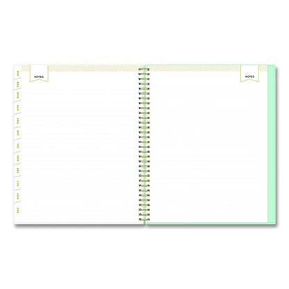 Day Designer Secret Garden Mint Frosted Weekly/Monthly Planner, Floral Artwork, 11 x 8.5, 12-Month (Jan to Dec): 2026