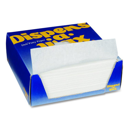 Dispens-A-Wax Waxed Deli Patty Paper, 5.5 x 5.5, 1,000/Box, 24 Boxes/Carton