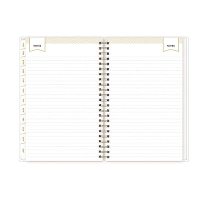 Day Designer Tile Weekly/Monthly Planner, Geometric Artwork, 8 x 5, Blue/White Cover, 12-Month (Jan to Dec): 2026