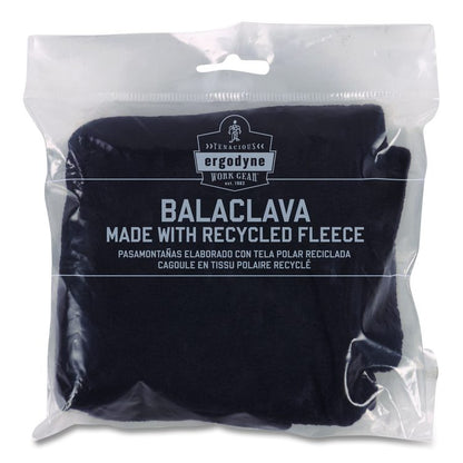 N-Ferno 6821-ECO Recycled Fleece Balaclava Face Mask, Polyester/Spandex, One Size Fits Most, Black