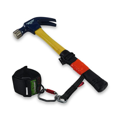 Squids 3123 Tool Wristband with D-Ring Anchor, 5 lb Max Working Capacity, 18" Long, Black