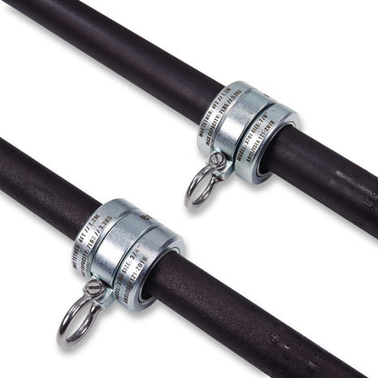 Squids 3791 Sleever/Connecting Bar Lock Collar with Tool Attachment Point, 7 lb Max Working Capacity, 0.87" Long, Silver