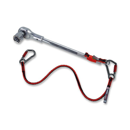 Squids 3706 Web Tool Tether Attachment with D-Ring Tool Tails, 5 lb Max Working Capacity, 5.5" Long, Black, 3/Pack