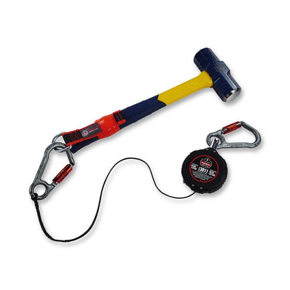 Squids 3706 Web Tool Tether Attachment with D-Ring Tool Tails, 5 lb Max Working Capacity, 5.5" Long, Black, 3/Pack