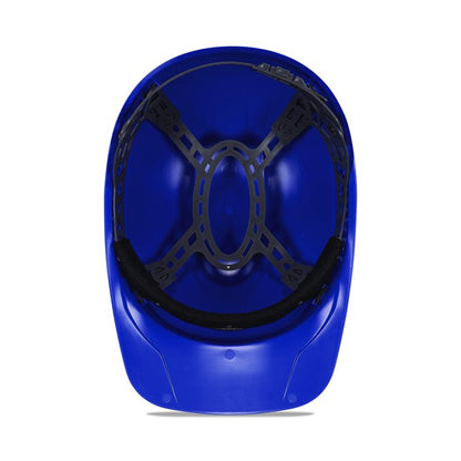 Skullerz 8951 Vented Hard Shell Bump Cap, Short Front Brim, One Size Fits Most (6.13 to 8), Blue