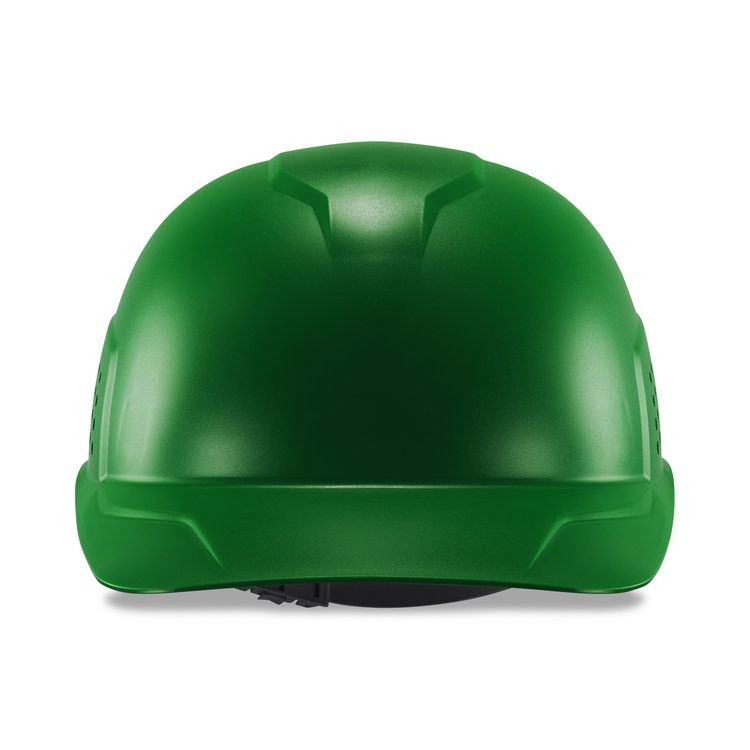 Skullerz 8951 Vented Hard Shell Bump Cap, Short Front Brim, One Size Fits Most (6.13 to 8), Green