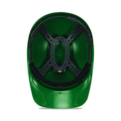 Skullerz 8951 Vented Hard Shell Bump Cap, Short Front Brim, One Size Fits Most (6.13 to 8), Green