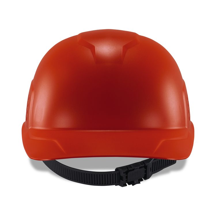 Skullerz 8951 Vented Hard Shell Bump Cap, Short Front Brim, One Size Fits Most (6.13 to 8), Orange