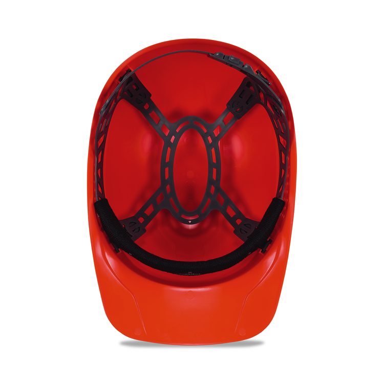 Skullerz 8951 Vented Hard Shell Bump Cap, Short Front Brim, One Size Fits Most (6.13 to 8), Orange