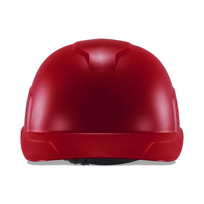 Skullerz 8951 Vented Hard Shell Bump Cap, Short Front Brim, One Size Fits Most (6.13 to 8), Red