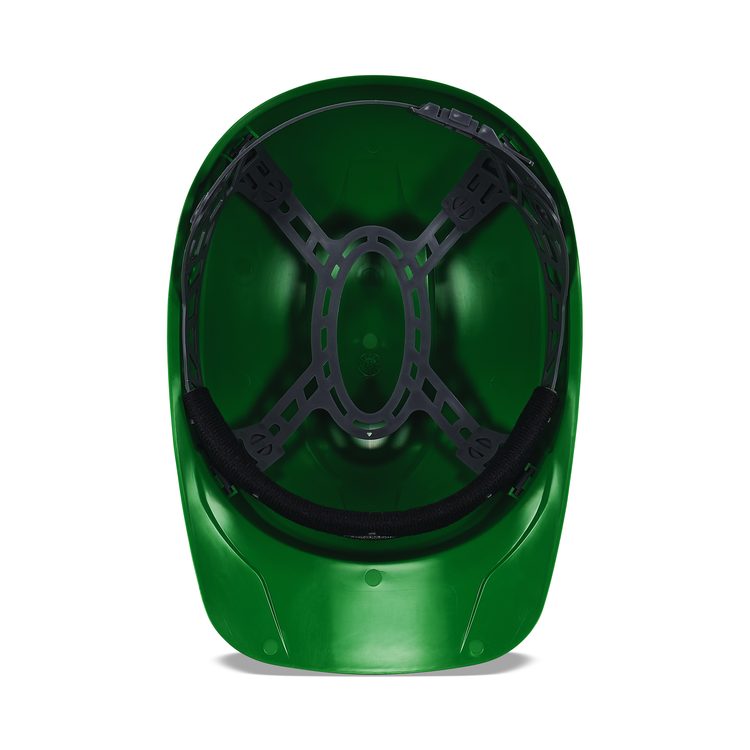 Skullerz 8952 Hard Shell Bump Cap, Short Front Brim, One Size Fits Most (6.13 to 8), Green