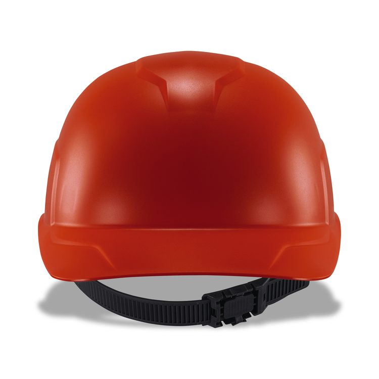 Skullerz 8952 Hard Shell Bump Cap, Short Front Brim, One Size Fits Most (6.13 to 8), Orange
