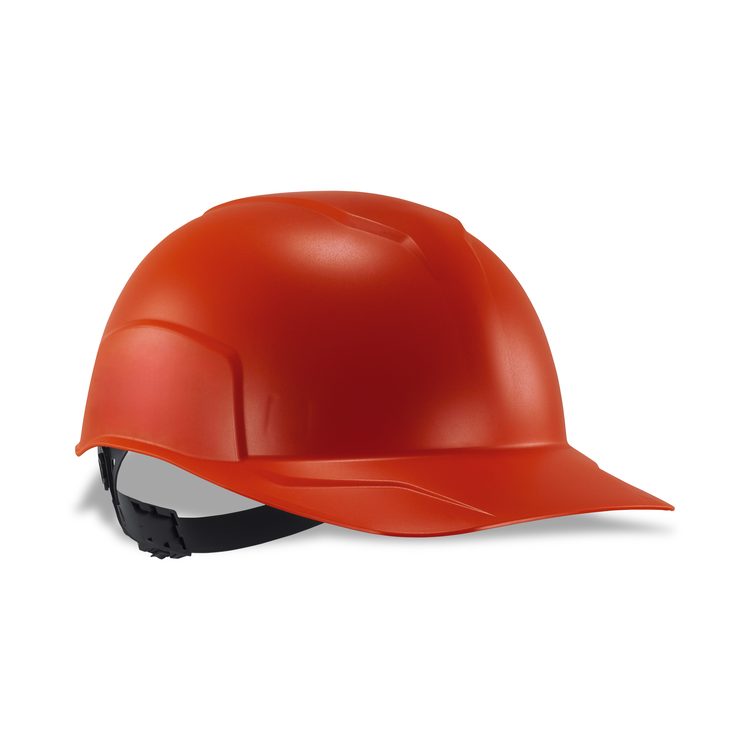 Skullerz 8952 Hard Shell Bump Cap, Short Front Brim, One Size Fits Most (6.13 to 8), Orange