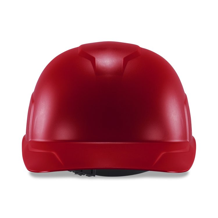 Skullerz 8952 Hard Shell Bump Cap, Short Front Brim, One Size Fits Most (6.13 to 8), Red