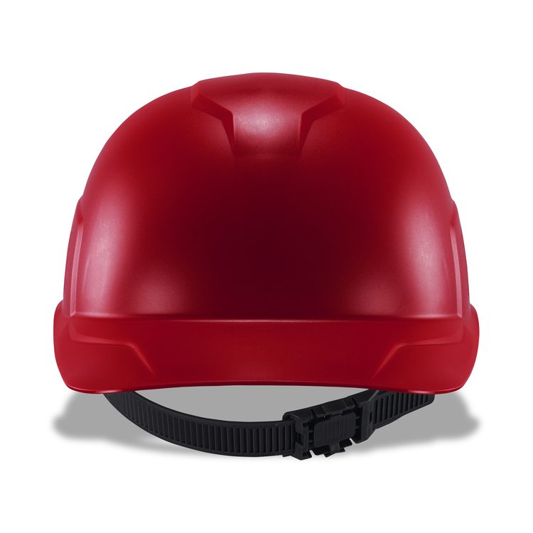 Skullerz 8952 Hard Shell Bump Cap, Short Front Brim, One Size Fits Most (6.13 to 8), Red
