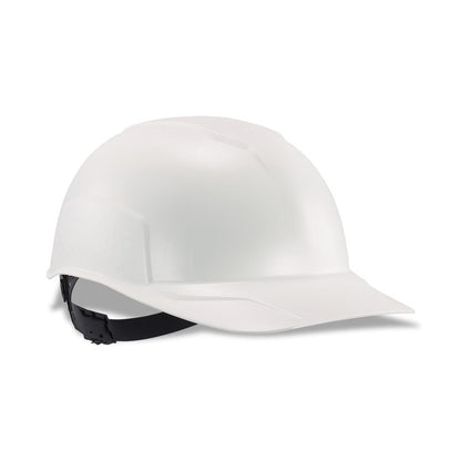 Skullerz 8952 Hard Shell Bump Cap, Short Front Brim, One Size Fits Most (6.13 to 8), White