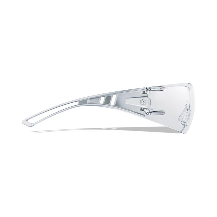 Skullerz VORDR Safety Glasses, Frameless, Clear Single Lens, 12/Pack