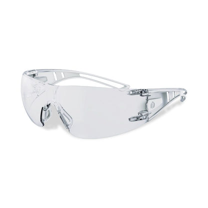 Skullerz VORDR Safety Glasses, Frameless, Clear Single Lens, 12/Pack