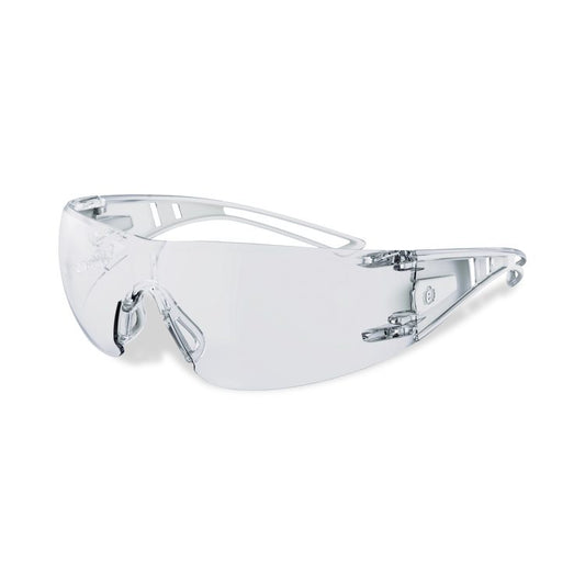 Skullerz VORDR Safety Glasses, Frameless, Clear Single Lens, 12/Pack